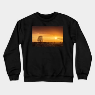 Sunset at meadow Crewneck Sweatshirt